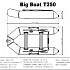 Лодка ПВХ под мотор Big Boat Т250